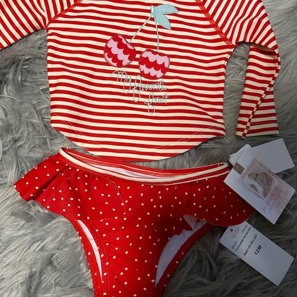 Jessica Simpson 2pc set bathing suit - Picture 3 of 8